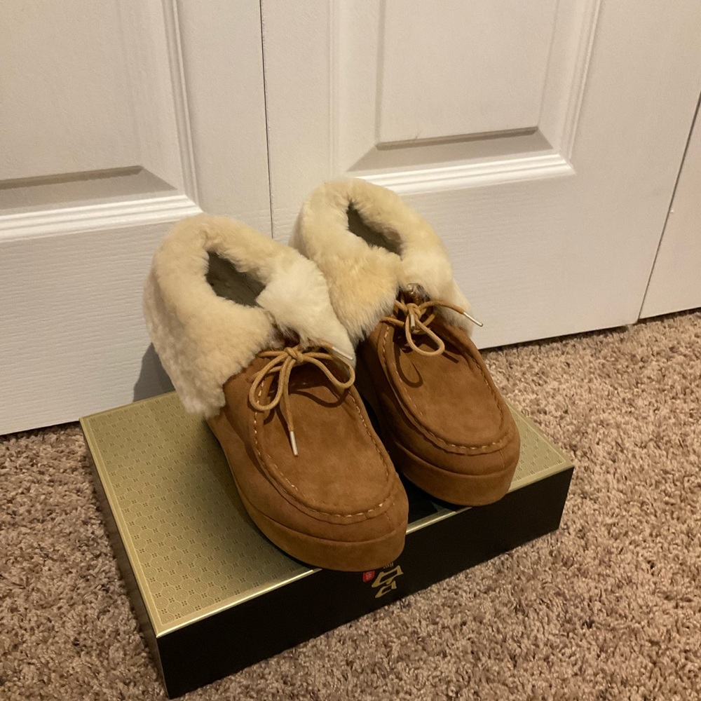 🛍Court wedged shoes faux fur 🛍